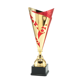 Fluted metal two tone luxury trophy - Trophy luxury - Trophy